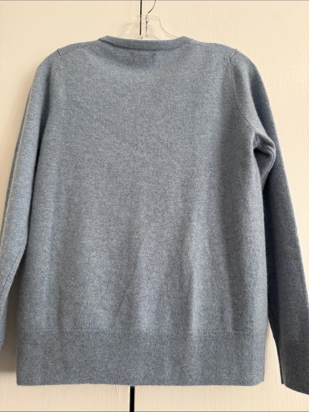 Quince Mongolian Cashmere Cardigan Sweater Faded Denim Blue S Office Luxury Soft - Picture 6 of 14
